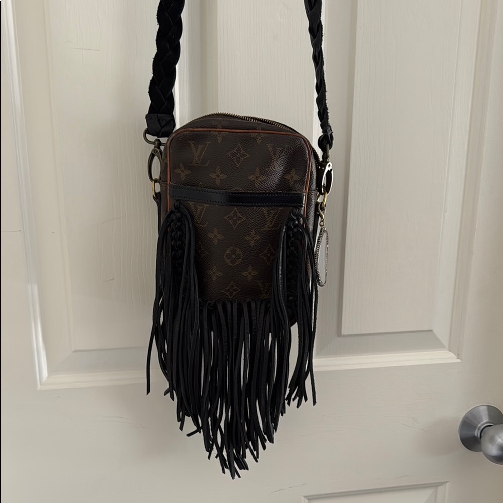 Louis Vuitton Brown Fringe Crossbody Bag